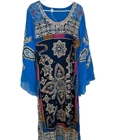 The Unbranded Brand Dresses & Skirts - Embellished Blue and Black Women's Dress